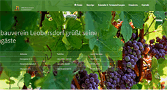 Desktop Screenshot of leobersdorfer-heurige.at